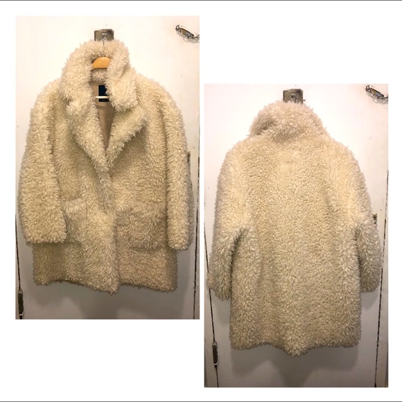 Zara Jackets & Blazers - Faux Shearling Coat